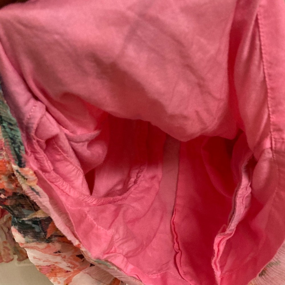 HEMANT & NANDITA Pink Floral Sheer Long-Sleeve Romper - Picture 9 of 16